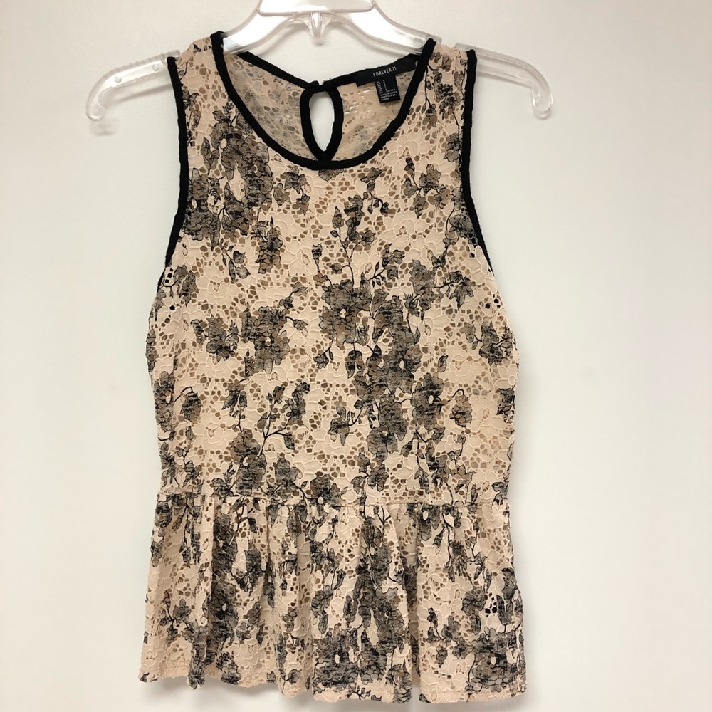 Forever 21 peplum top